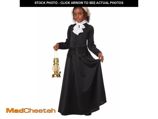 Lot 74-14207127 - California Costumes Girl's Harriet Tubman Costume - M - UNUSED