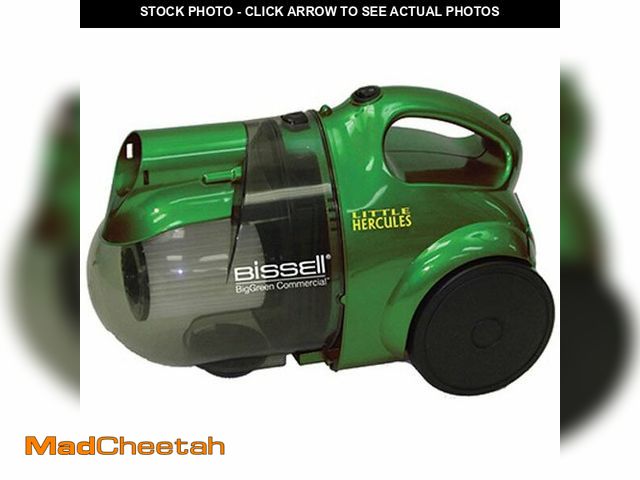 Lot 74-12632850 - Bissell Commercial BGC2000 Little Hercules Canister Vacuum - Corded , Green - UNUSED