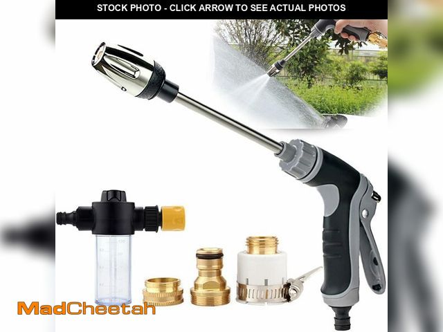 Lot 74-14206215 - Aquoxis Pressure Washer Gun, High Pressure Jet Hose Nozzle, 3 Spray Modes Handheld Pressure Washer N...