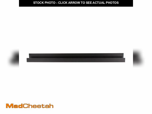 Lot 74-13787943 - Kate and Laurel Levie Wood Floating Wall Shelf Picture Frame Holder Ledge, White - UNUSED