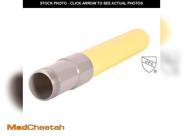 Lot 74-13799545 - HOME-FLEX 3/4 in. IPS Poly DR 11 to 3/4 in. MIP Underground Yellow Poly Gas Transition - UNUSED