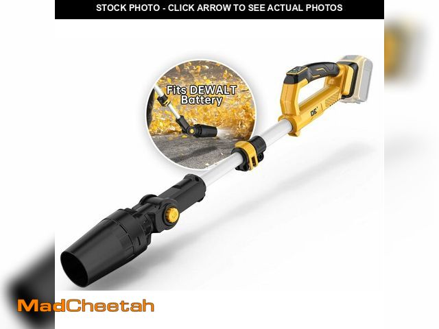 Lot 74-13802223 - Leaf Blower Cordless for DEWALT 20V Max Battery, 31000RPM Brushless Motor, 650CFM / 280MPH, 60ÃÂ° A...