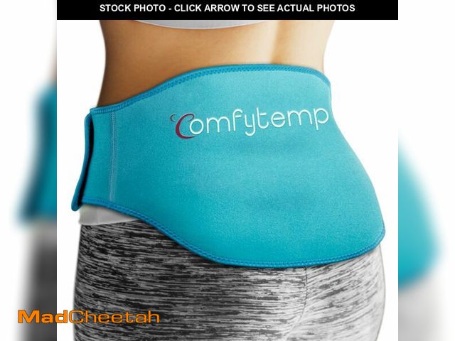 Lot 74-14146116 - Comfytemp Back Ice Pack for Lower Back Pain Relief Product, Reusable Gel Lumbar Wrap for Sciatica In...