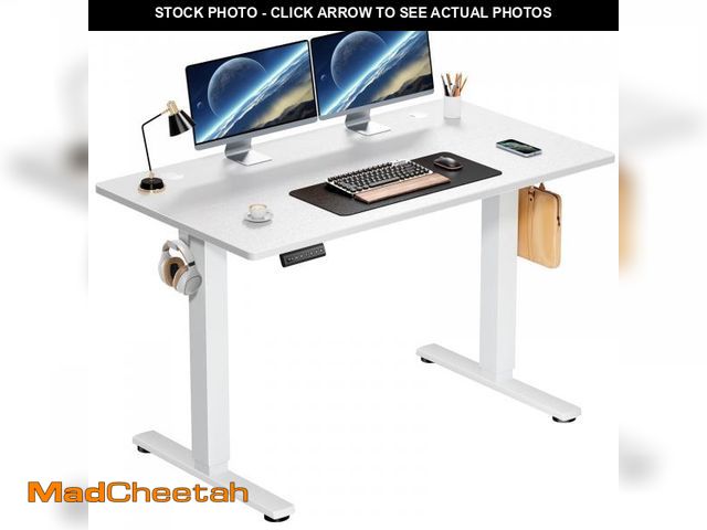Lot 74-12515564 - edx Electric Standing Desk, Height Adjustable Desk, 48 x 24 Inches Ergonomic Stand up Desk with Memo...