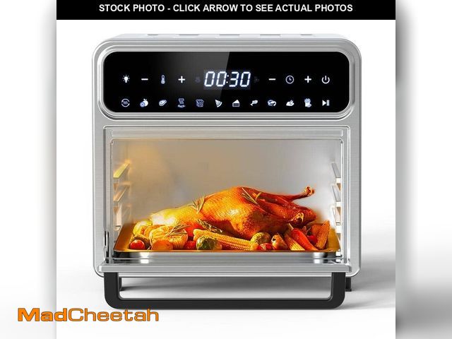 Lot 74-13691717 - Gilati 12-Function-in-1 15 qt. Stainless Steel Countertop Air Fryer Oven 1500-Watt, Digital Touch Co...