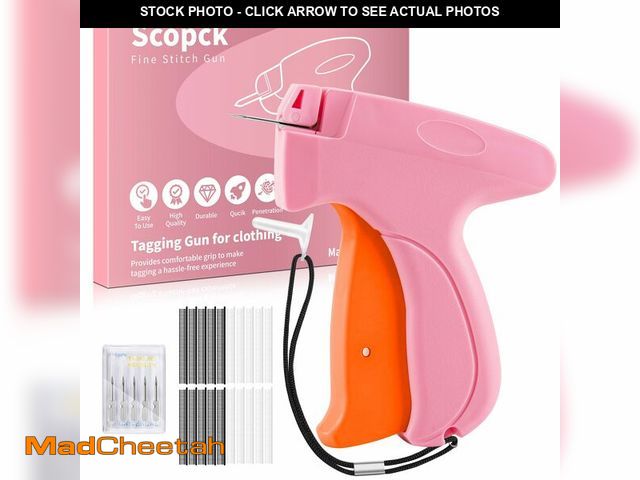 Lot 74-14339964 - Stitch Gun for Clothes - Handheld Stitch Gun Quick Clothing Fixer - Tagging Gun - Includes 6 Needle,...