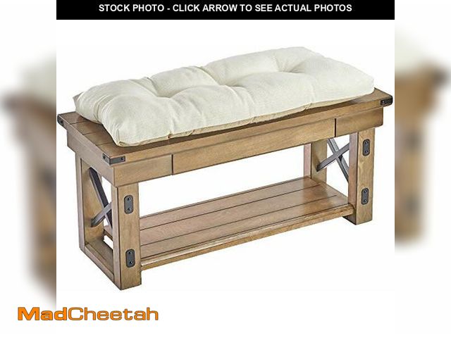 Lot 74-12664435 - Klear Vu The Gripper Non-Slip Tufted Bench Cushion for Indoor Furniture, Assembled in USA, Entryway ...