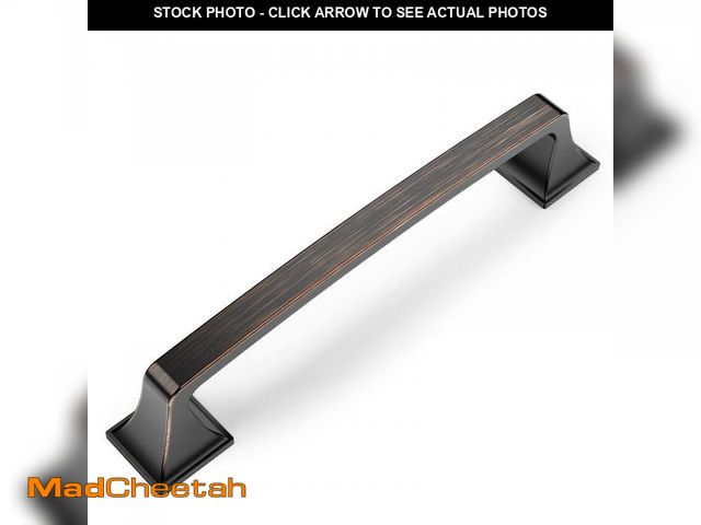 Lot 74-12303207 - Amerdeco 10 Pack Oil Rubbed Bronze Cabinet Pulls 6-1/4 Inch(160mm) Hole Center Cabinet Hardware Kitc...