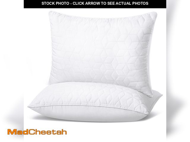 Lot 74-12818452 - King Size Pillows Set of 2, Hotel Quality Bed Pillows for Sleeping, Soft and Supportive Pillows for ...