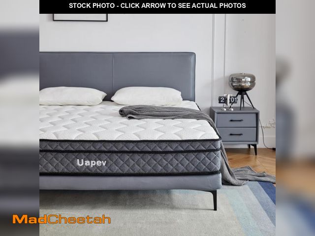Lot 74-12164611 - Uapev Queen Mattresses,10 Inch Queen Size Mattress in A Box, Memory Foam Hybrid Mattress with Indivi...