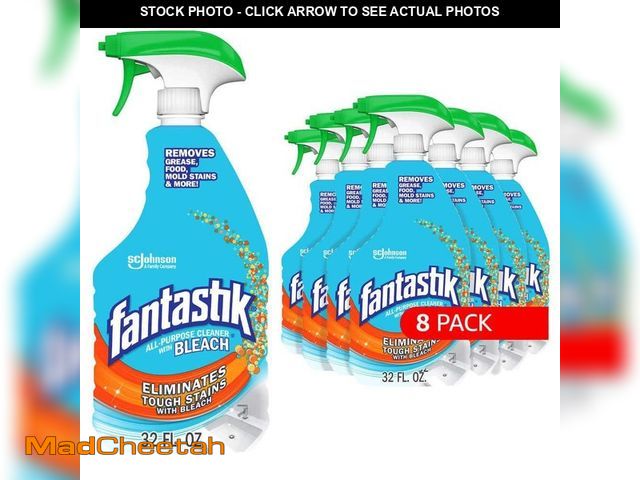 Lot 74-14314773 - Fantastik 32 fl. oz. All-Purpose Cleaner with Bleach (8-Pack) - UNUSED