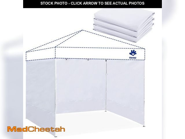 Lot 74-14047589 - Fanpat Instant Canopy Tent Sidewalls for 10x10 Pop Up Canopy Waterproof,99% UV ProtectionÃ¯Â¼Å3 Pie...