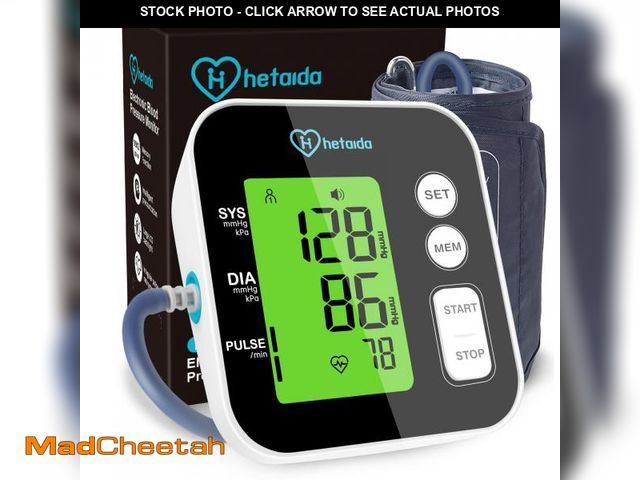 Lot 74-12213811 - Blood Pressure Monitor, Upper Arm Blood Pressure Machine for Home Use, Digital Talking BP Monitor wi...