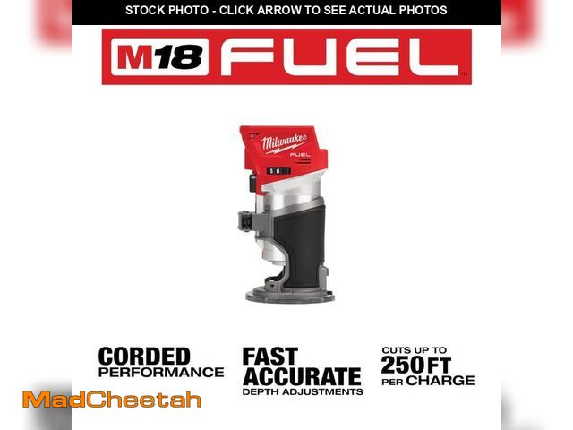 Lot 74-12790423 - Milwaukee M18 FUEL 18V Lithium-Ion Brushless Cordless Compact Router (Tool-Only) - USED