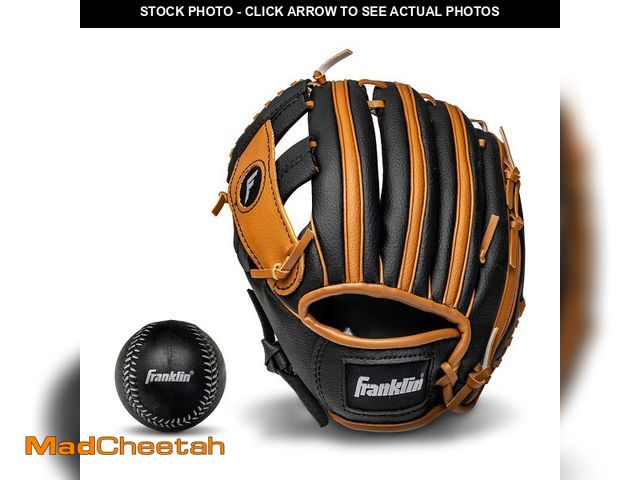 Lot 74-14147482 - Franklin Sports Field Flex Teeball Glove and Ball for Left-Handed Throwers - USED