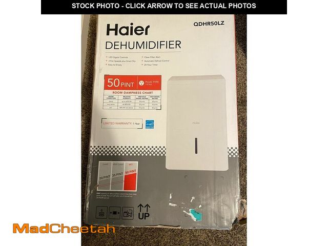 Lot 74-12773453 - GE 50 Pint Portable Dehumidifier - APHL50LB - UNUSED