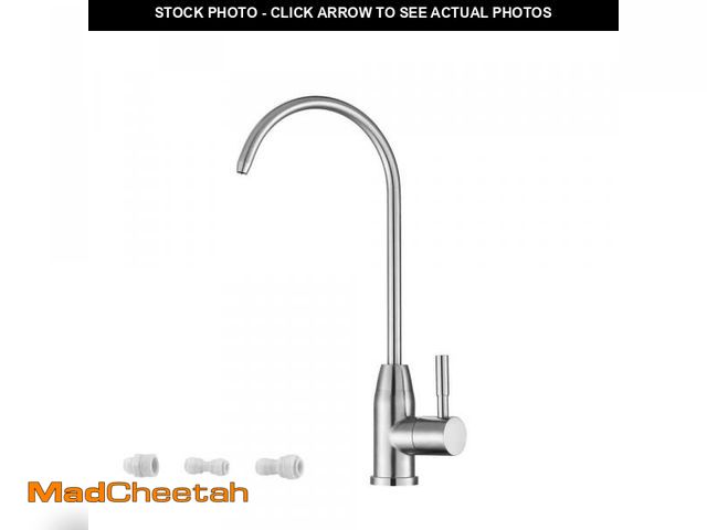 Lot 74-12365113 - Fapully Single Handle Single Hole Beverage Faucet with filter Kitchen Faucet RO Faucet in Stainless ...