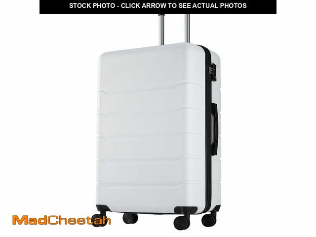 Lot 74-13765193 - edx 28 Inch Hardside Expandable Luggage with Spinner Wheels, Checked-Large Lightweight Expandable Ro...