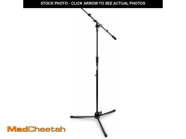 Lot 74-14348936 - On-Stage MS9701B+ Heavy-Duty Euro-Boom Mic Stand (Setup for Vocal and Instrument Microphones, Adjust...