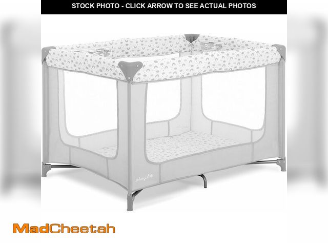 Lot 74-11988386 - Dream On Me Zodiak Portable Playard in Cool Gray, Lightweight, Packable and Easy Setup Baby Playard,...