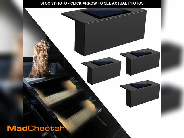 Lot 74-14058922 - EJYTRVT Magnetic Solar RV Step LightsÃ¢â¬â IP65 Waterproof, No-Wire LED Stair Light Strip for Cam...