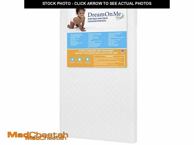 Lot 74-11882232 - Dream On Me Holly 3ÃÂ¢Ã¢âÂ¬ÃÂ Fiber Baby Crib Mattress, Fits All Mini &amp; Portable Cribs Only...