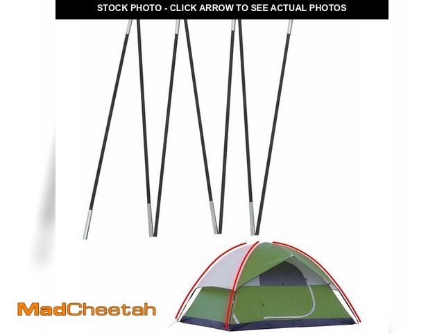 Lot 74-14077071 - Tent Poles Replacement Compatible with Coleman 2 Person Sundome Camping Tent, Pre-Assembled Replacem...