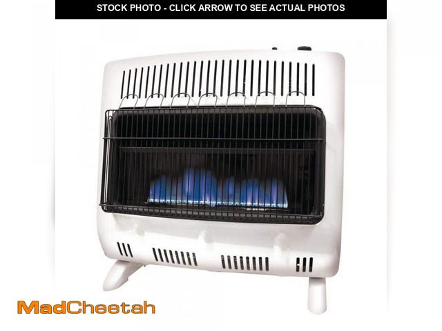 Lot 74-12528422 - Mr. Heater 30,000 BTU Vent Free Blue Flame Natural Gas or Propane Dual Fuel Space Heater - UNUSED