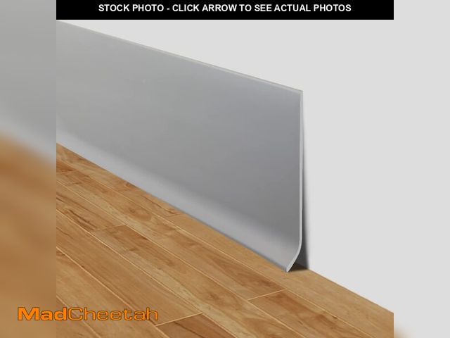 Lot 74-13951970 - LSGCQ Flexible Baseboard Molding Trim 4 Inch x 40 Feet Self-Adhesive Vinyl Wall Base Peel and Stick ...