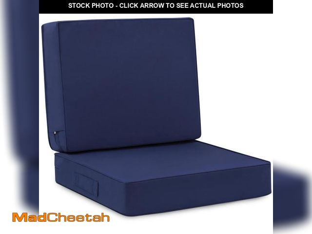 Lot 74-12127811 - Favoyard Deep Seat Patio Cushion Set 24 x 24 Inch Waterproof Outdoor Chair Cushions for Patio Furnit...