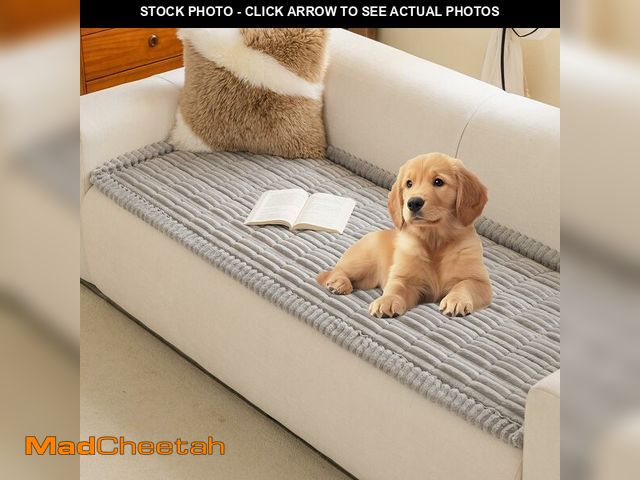 Lot 74-13952651 - MYSKY HOME Couch Covers for 3-4 Cushion Sofa Pet Friendly, Couch Cover for Dogs, Sofa Covers for Pet...