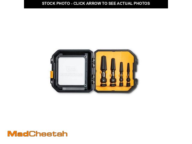 Lot 74-13784403 - GEARWRENCH Bolt Biter Screw Extractor Set with Case (4-Piece) - UNUSED