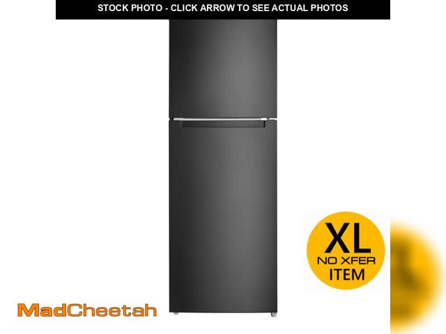 Lot 74-12783026 - 10.1 cu. ft. Top Freezer Refrigerator in Black - UNUSED