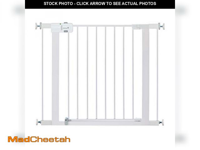 Lot 74-12096446 - Safety 1st Easy Install Walk Thru Baby Gate for Doorways, Gate With Door, Dog Gates, Fits 29"-38", E...