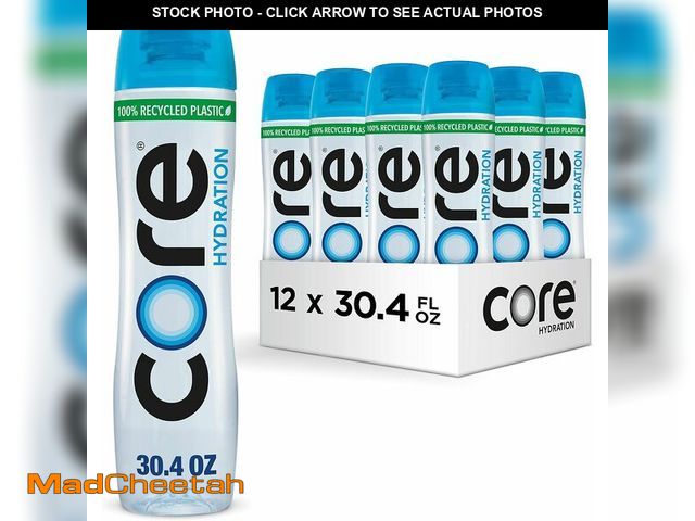 Lot 74-13697907 - Core Hydration Perfectly Balanced Water, 30.4 fl oz bottle (Pack of 12) Exp Date 06/27 - UNUSED