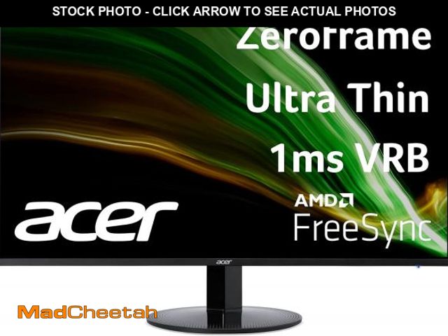 Lot 74-12397500 - Acer SB241Y Abi 23.8" Full HD (1920 x 1080) VA Zero-Frame Home Office Monitor | AMD FreeSync Technol...