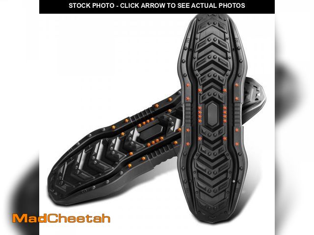 Lot 74-12418831 - AUTOWIKI Recovery Traction Boards Tracks Mat Tire Ladder for Sand Mud Snow Off-road, 2 Pack Black - ...