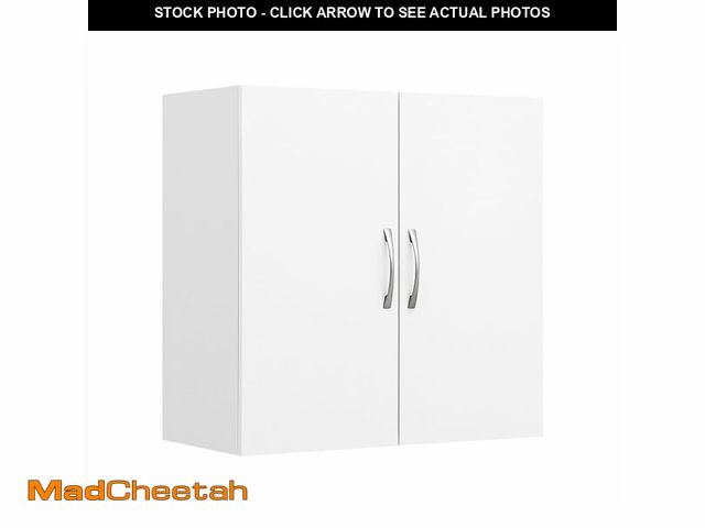 Lot 74-13800831 - SoBuy Wall Cabinet Laundry Room Kitchen, Wall Mounted Storage Cabinet, Medicine Cabinet with Shelf, ...