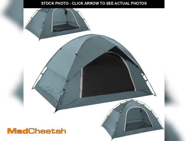 Lot 74-12487533 - Vela Camping Tent for 2 Person, 4 Person, 6 Person - Waterproof Two Person Tents for Camping, Small ...