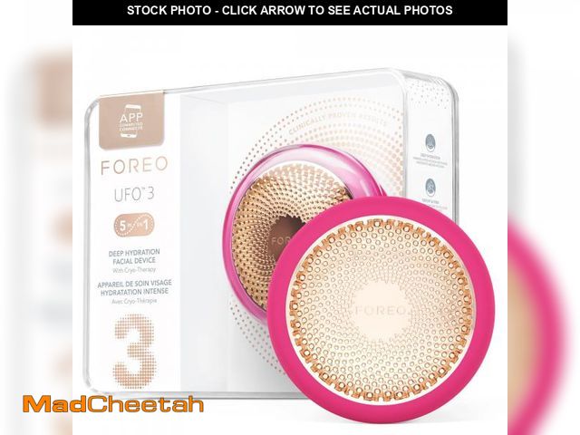 Lot 74-12215818 - FOREO UFO 3 Deep Face Moisturiser - 5-in-1 Facial Spa - Red Light, Warming, Cooling, Face Massage, A...