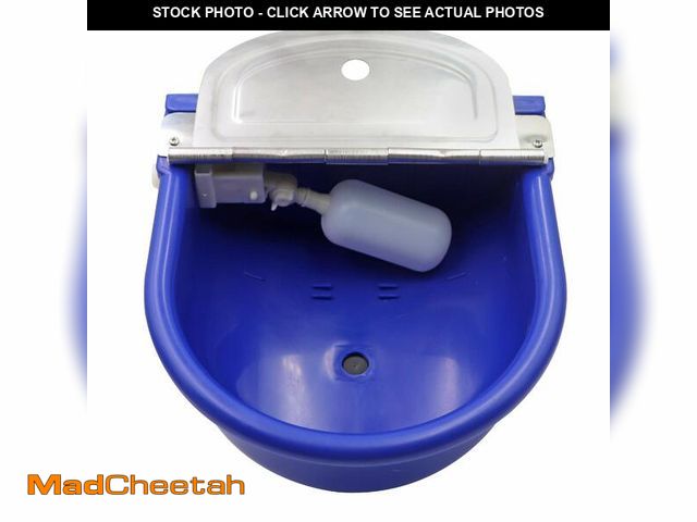Lot 74-14150407 - MINYULUA Automatic Waterer Bowl Large Horse Waterer with Float Valve and Drain Plug Automatic Water ...
