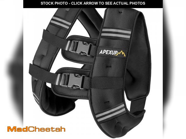 Lot 74-12213015 - APEXUP 15lbs Weighted Vest Men Women, Weight Vest for Women Workout Equipment for Strength Training ...