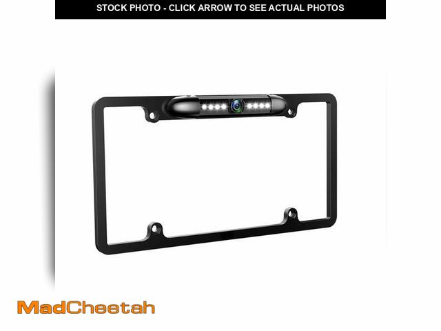 Lot 74-14210794 - License Plate Backup Camera HD Night Vision Rear View Camera with 8 LEDs 170ÃÂ° Viewing Angle Water...
