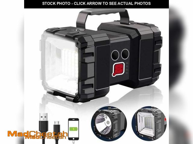 Lot 74-11623735 - AlpsWolf Rechargeable Flashlight, LED Spotlight Flashlight 10000 Capacity 1200LM 20h Ultra-Long Stan...