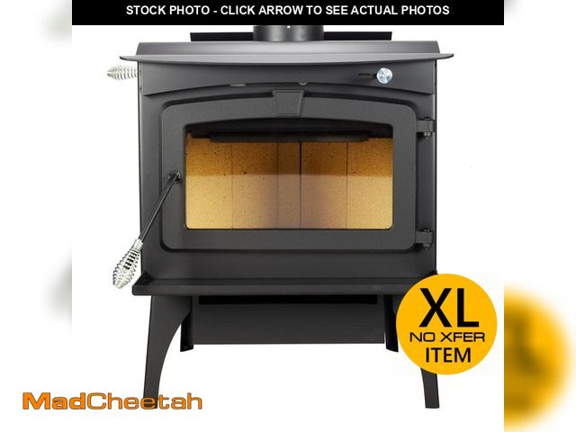 Lot 74-12933694 - Pleasant Hearth 2,200 sq. ft. EPA Certified Wood Stove with Blower - USED