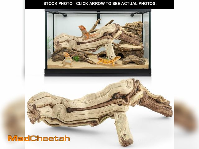 Lot 74-13570635 - Janinka 10-12" Length Large Wood Reptile Branch for Bearded Dragon Driftwood Reptile Climbing Habita...