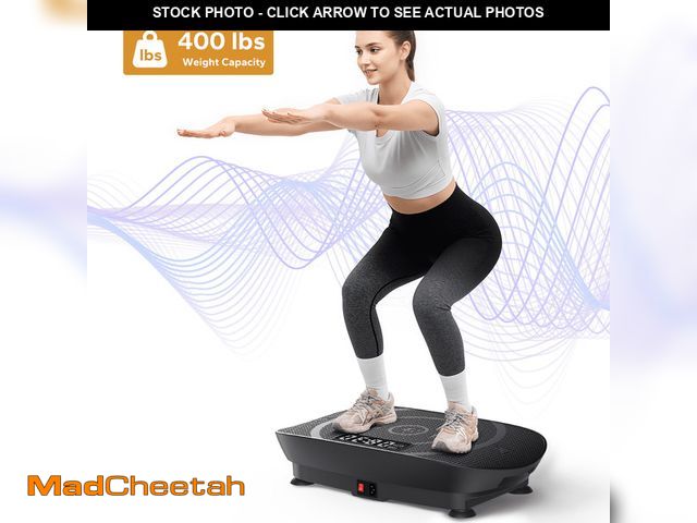 Lot 74-12837074 - MERACH Vibration Plate Exercise Machine, Whole Body Shake Plate Exercise Machine with Remote Control...