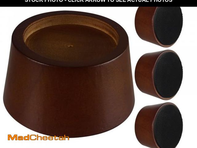 Lot 74-12311133 - OneDream Wood Bed Furniture Risers Blocks - 2 inch Set of 4 Bed Risers, Heavy Duty Solid Wood Round ...