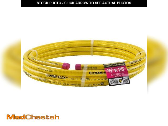 Lot 74-13052349 - HOME-FLEX 1/2 in. CSST x 25 ft. Corrugated Stainless Steel Tubing - UNUSED