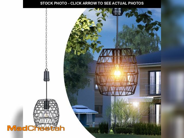 Lot 74-12976437 - pearlstar Battery Operated Outdoor Hanging Light Ã¢â¬â Outdoor Indoor Pendant Chandelier Waterpro...